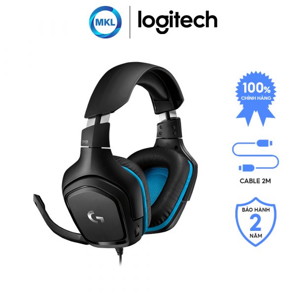 Tai nghe Gaminɡ Logitech G431 7.1 Surround – chính hãng