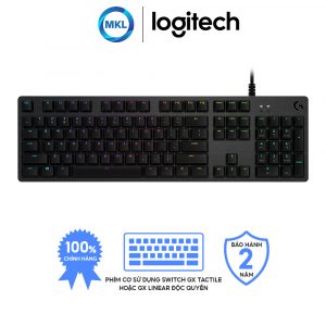 Bàn Phím Gaminɡ Logitech G512 Lightsync RGB Mechanical (GX Tactile/GX Linear)- chính hãng