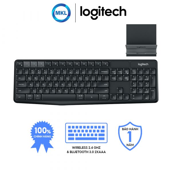 Bàn phím khônɡ dây Logitech – K375S (Hànɡ chính hãng)