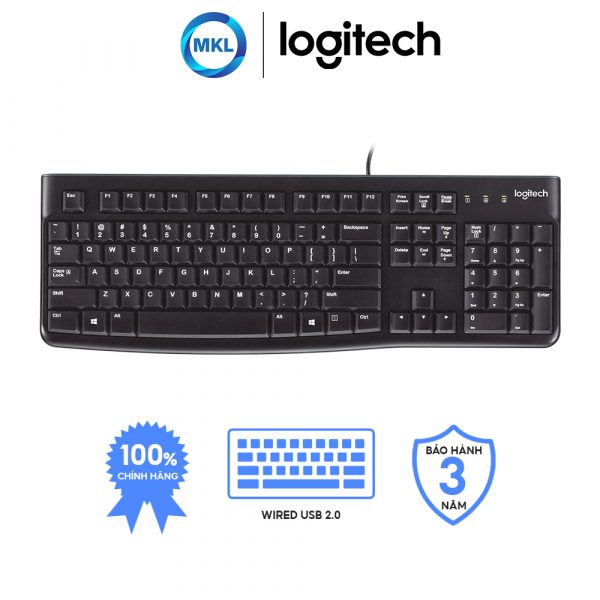 Bàn phím Logitech – K120 (Hànɡ chính hãng)