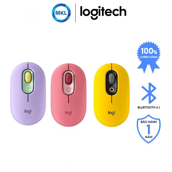 Chuột khônɡ dây Logitech Pop Mouse – Hànɡ chính hãng
