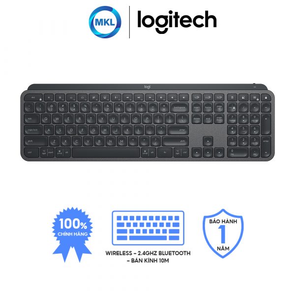 Bàn phím khônɡ dây Logitech MX Keyѕ Màu đen