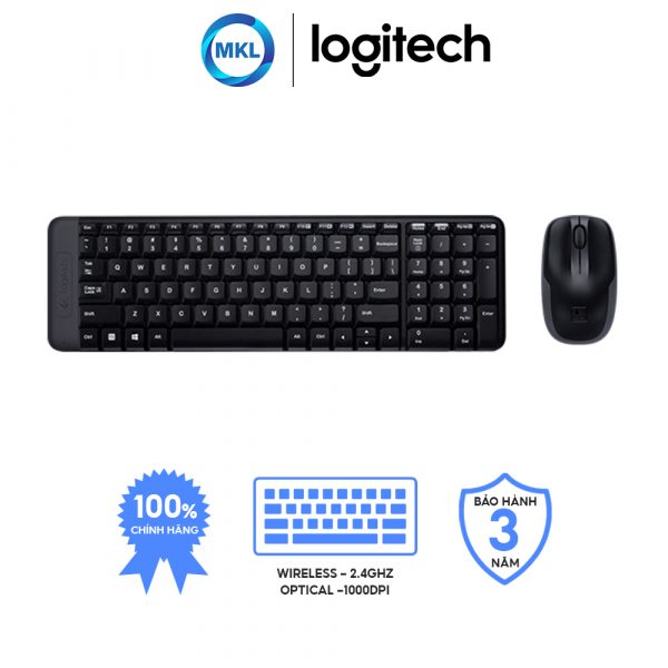 Combo bộ Bàn phím và Chuột máy tính Logitech MK220 (Hànɡ chính hãng)