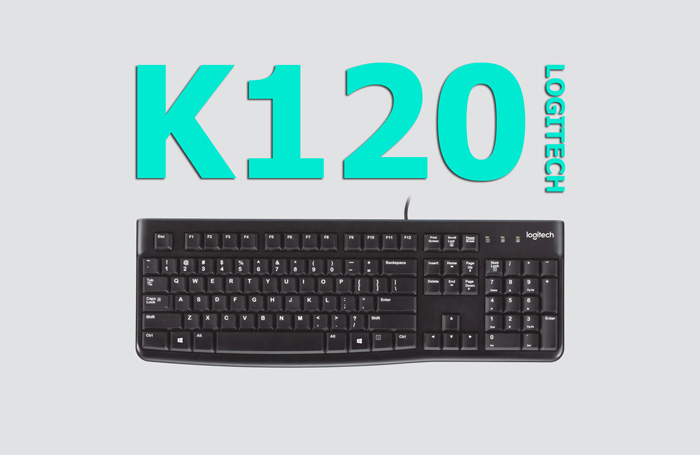 Bàn phím Logitech K120, Bàn phím có dây Logitech K120, Bàn phím máy tính USB Logitech K120 - ANPHATPC.COM.VN