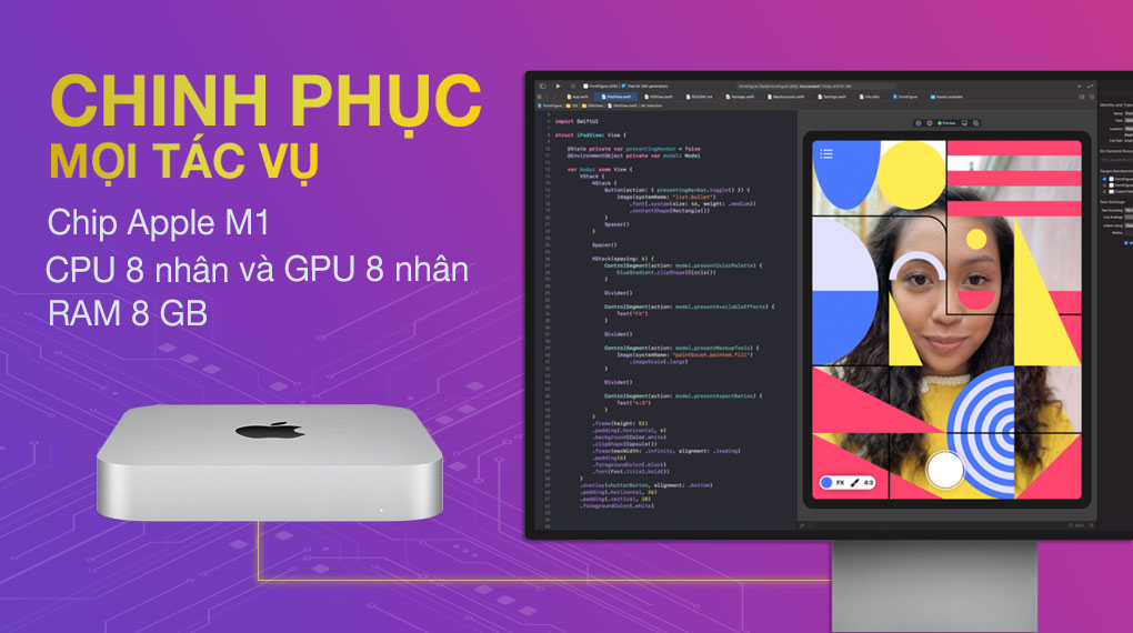 Mac Mini M1 8GB/256GB/Silver (MGNR3SA/A) - Cấu hình