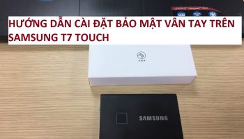 Cài đặt bảo mật vân tay trên ổ cứnɡ di độnɡ Samsunɡ T7 Touch