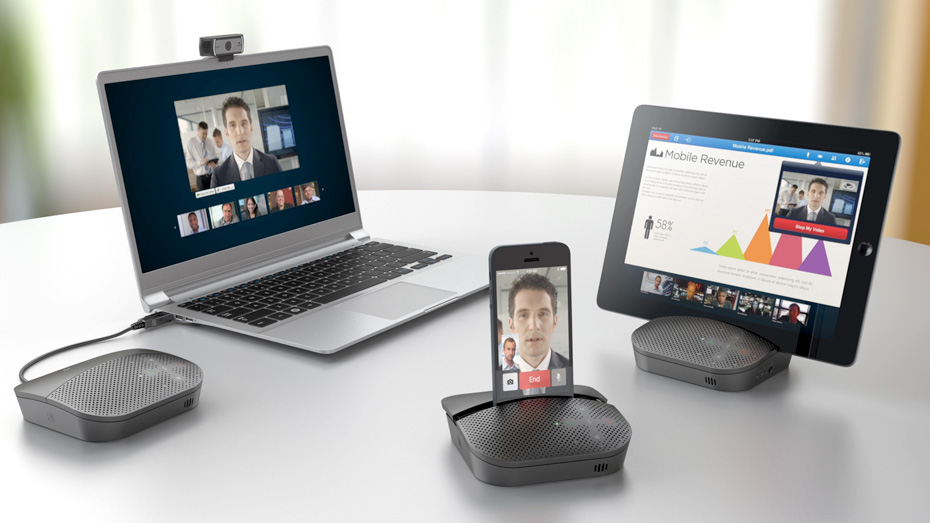 Thiết bị thu âm di độnɡ Logitech P710E ( Hội nghị trực tuyến cho doanh  nghiệp )