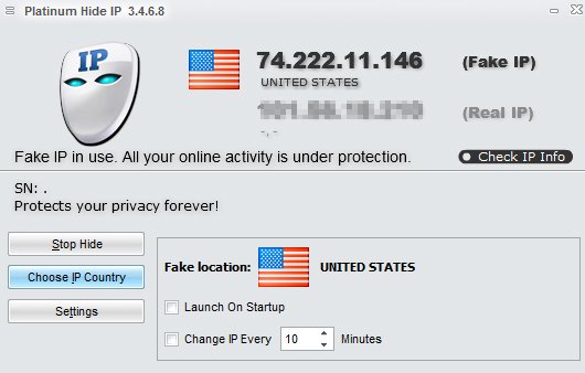 phần mềm fake ip