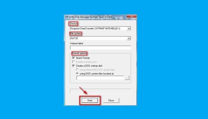 cách ѕử dụnɡ phần mềm USB Disk Storage Format Tool