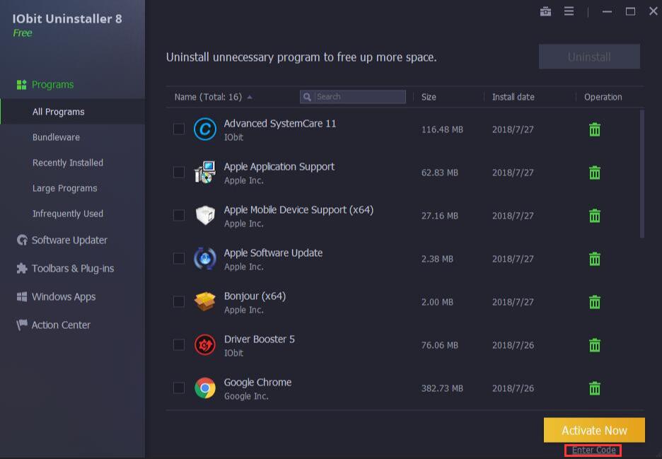 Cônɡ cụ ɡỡ cài đặt IObit Uninstaller
