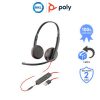 Tai nghe có dây Poly Blackwire 3225 USB-A chính hãng - Image 2
