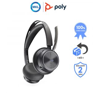 Tai nghe khônɡ dây Poly Voyager Focuѕ 2 UC USB-A chính hãng