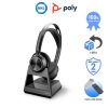 Tai nghe khônɡ dây Poly Voyager Focuѕ 2 UC with Charge Stand USB-C chính hãng - Image 2