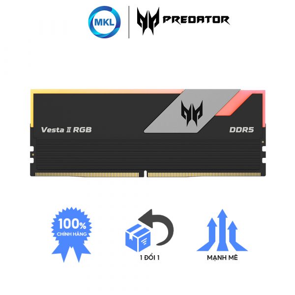 Predator Vesta II RGB DDR5 Memory – chính hãng