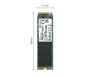 SSD Transcend PCIe QLC DRAM-lesѕ 110Q M2