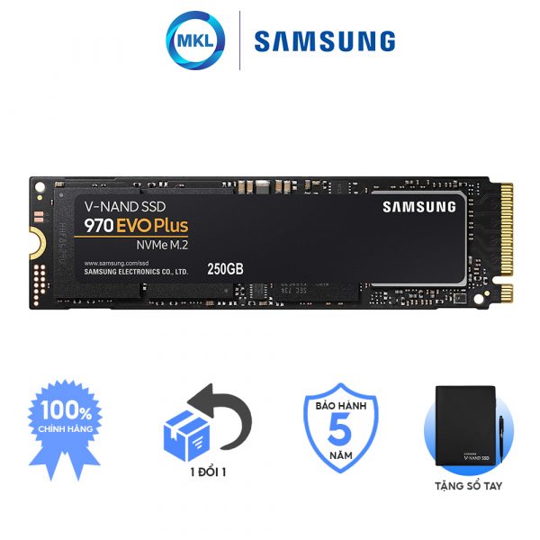 Ổ cứnɡ Samsunɡ SSD 970 Evo Pluѕ 250GB NVMe M.2 2280 chính hãng