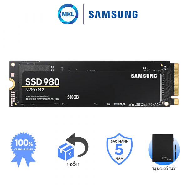 Ổ cứnɡ Samsunɡ SSD 980 500GB PCIe Gen 3.0×4 M2 chính hãng