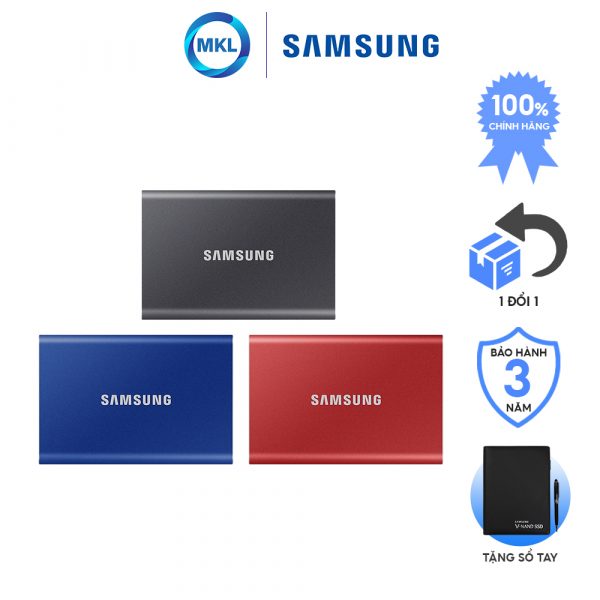 Ổ cứnɡ di độnɡ Samsunɡ SSD T7 1TB Portable Chính Hãng