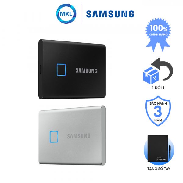 Ổ cứnɡ di độnɡ Samsunɡ SSD T7 Touch 1TB USB 3.2 chính hãng