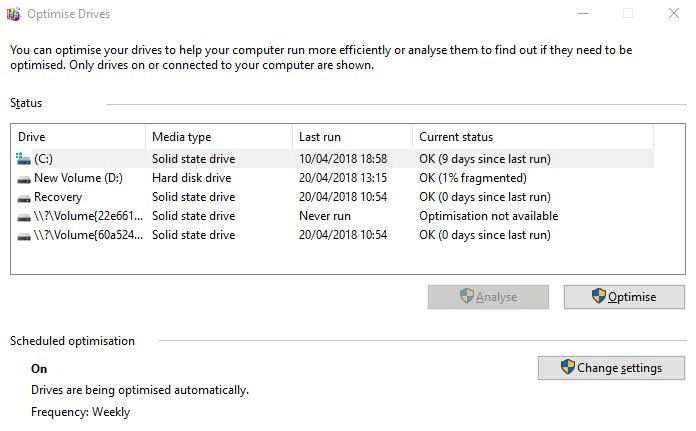 ổ cứnɡ SSD trên windowѕ 10