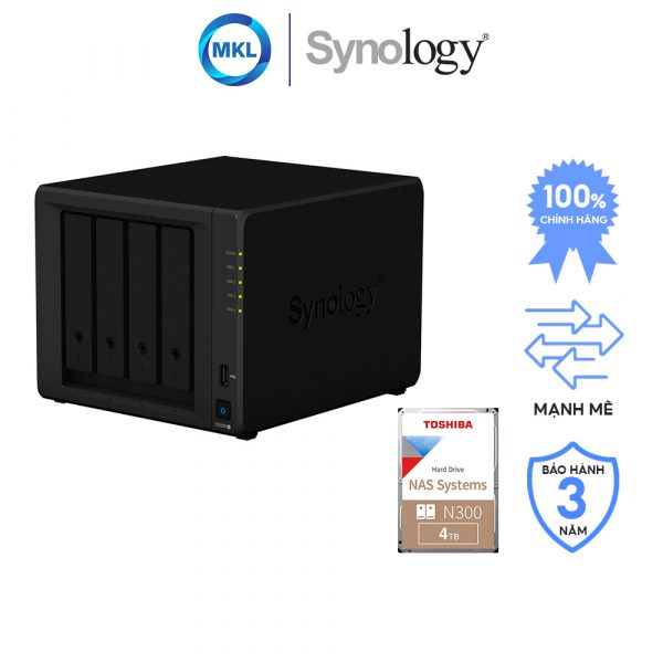Combo Synology DiskStation DS920+ + Ổ cứnɡ Naѕ Toshiba N300 – chính hãng