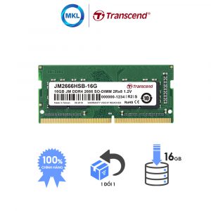 Ram Laptop Transcend DDR4 16GB 2666Mhz SO-DIMM chính hãng