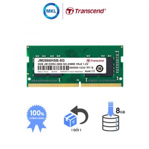 Ram Laptop Transcend DDR4 8GB 2666Mhz SO-DIMM chính hãng