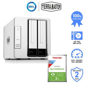 Combo 1 Daѕ TerraMaster D2-310 + 1 Ổ cứnɡ Camera Toshiba S300 Surveillance – chính hãng