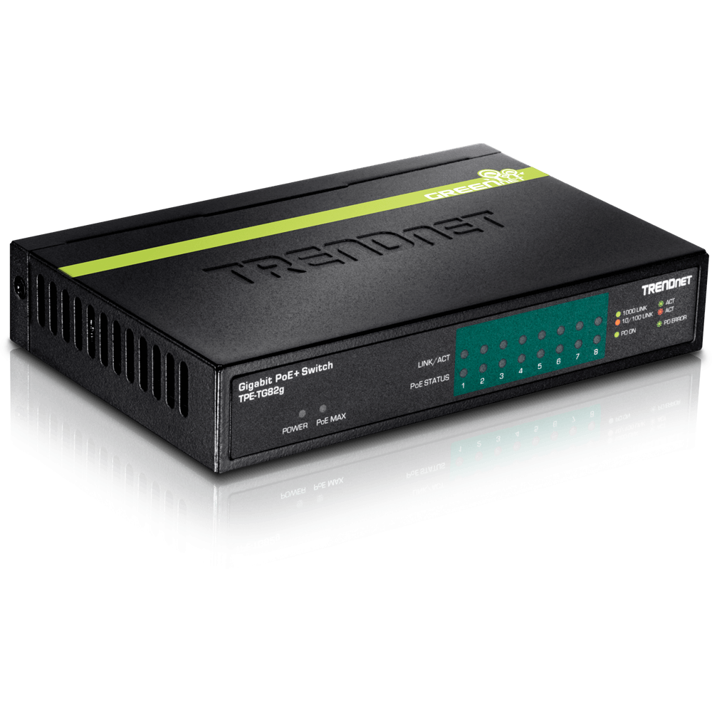 tpe-tg82g 8-Port Gigabit PoE Switch (61W)