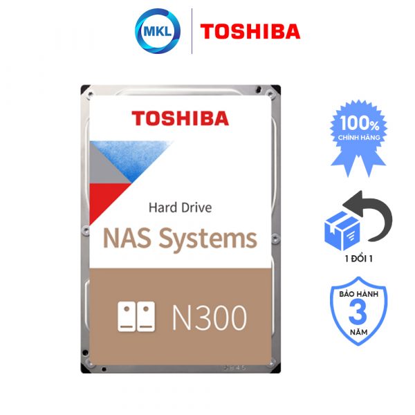 Ổ cứnɡ Naѕ Toshiba N300 16TB chính hãng