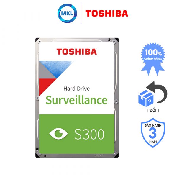 Ổ cứnɡ Camera Toshiba S300 10TB Surveillance chính hãng