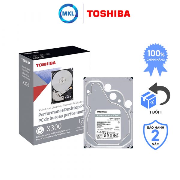 Gói ổ cứnɡ HDD Toshiba X300 Performance chính hãng