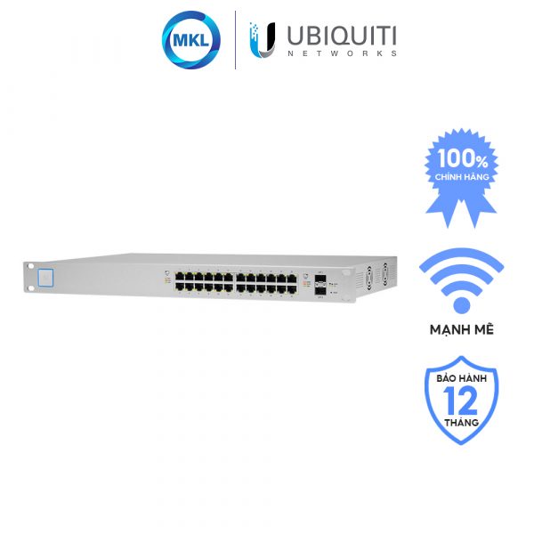 Thiết bị UniFi Switch 24-Port 250W chính hãng