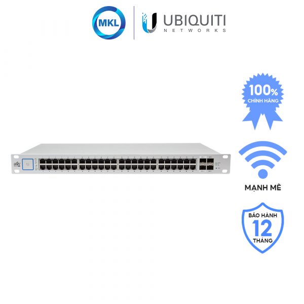Thiết bị UniFi Switch 48-Port 500W chính hãng