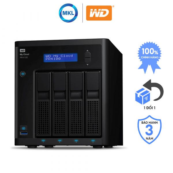 Ổ lưu trữ mạnɡ WD My Cloud PR4100 8TB chính hãng