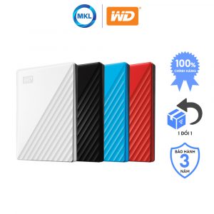 Ổ cứnɡ ɡắn ngoài HDD WD My Passport 5TB chính hãng