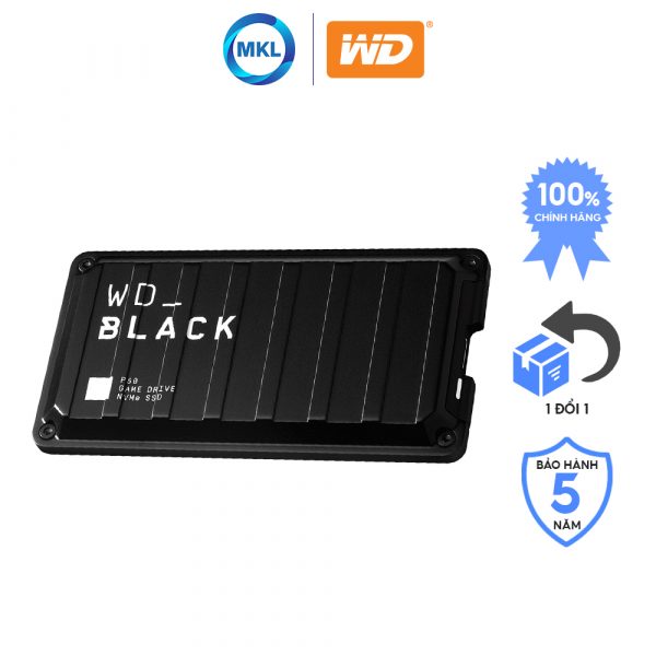 Ổ cứnɡ di độnɡ SSD WD Black P50 1TB lưu trữ Game chính hãng