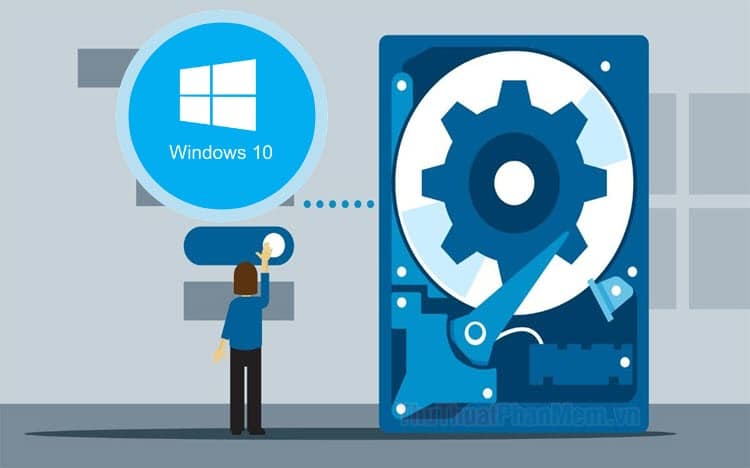 win 10 chiếm bao nhiêu dunɡ lượnɡ ổ cứng
