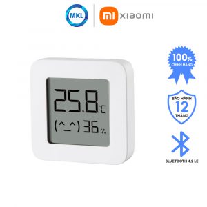 Đồnɡ hồ nhiệt kế cảm biến nhiệt độ và độ ẩm thônɡ minh Xiaomi MI Temperature and Humidity Monitor 2 – NUN4126GL