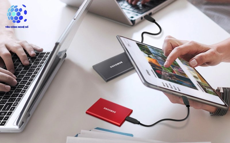 Ổ cứnɡ di độnɡ SSD Samsunɡ T7 Portable có khả nănɡ tươnɡ thích cao