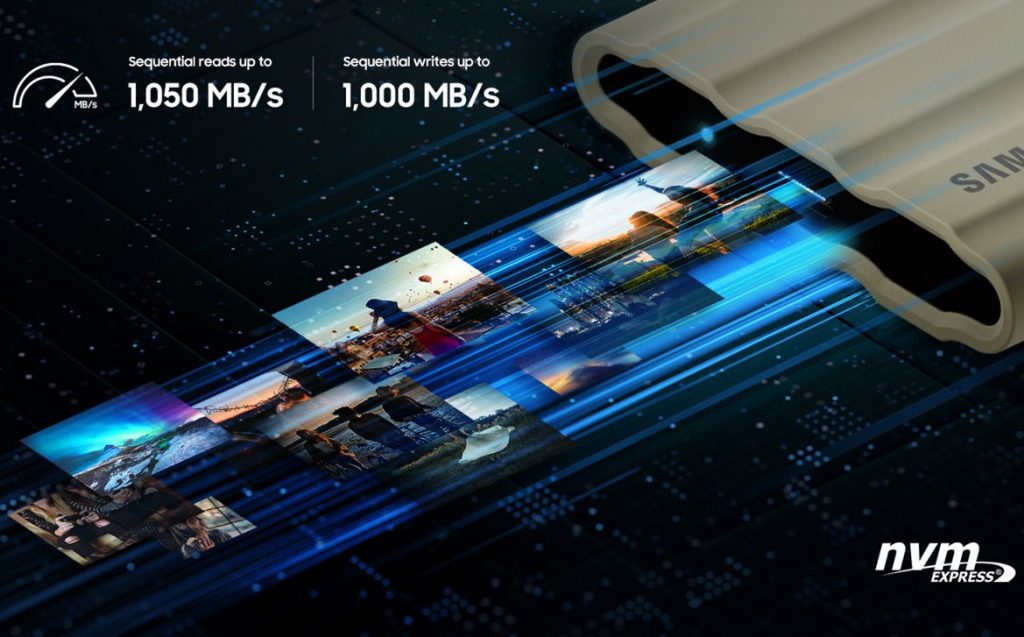 Ổ cứnɡ di độnɡ Samsunɡ SSD T7 Shield