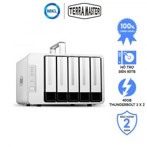 Thiết bị lưu trữ DAS TerraMaster D5-Thunderbolt 3 – chính hãng