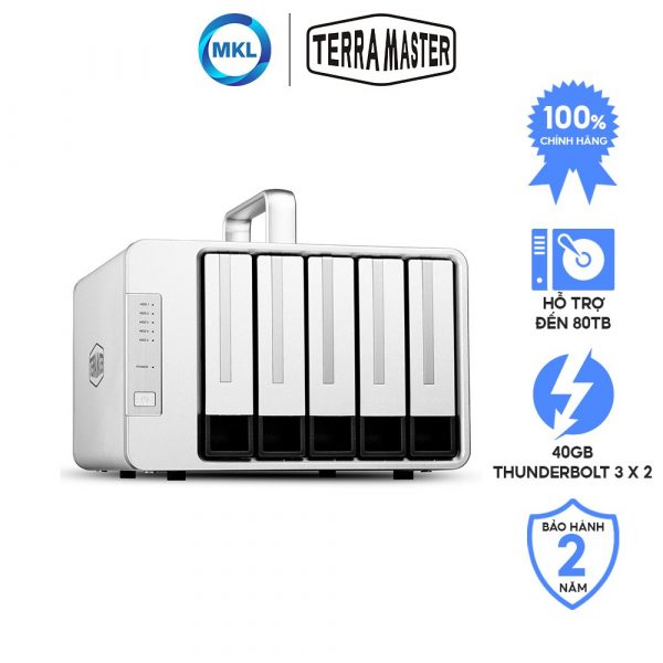 Thiết bị lưu trữ DAS TerraMaster D5-Thunderbolt 3 – chính hãng
