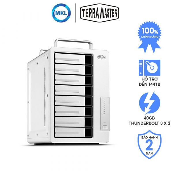 Thiết bị lưu trữ DAS TerraMaster D8-Thunderbolt 3 – chính hãng