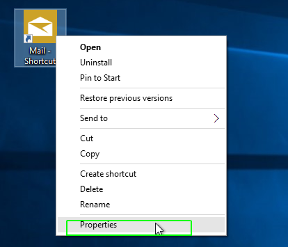 6 tạo phím tắt trên win 10