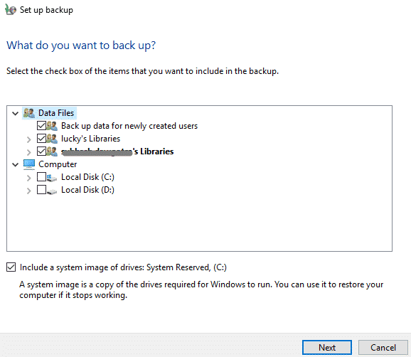 customize-backup customize backup