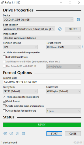 iso-to-usb-rufus tạo usb boot rufus