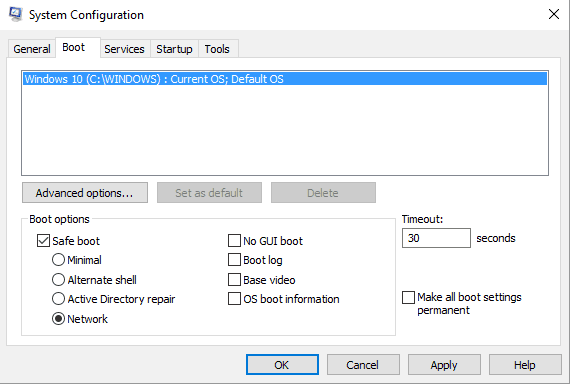 safe-mode-with-networking-3 sửa chuột nhảy pc msconfig