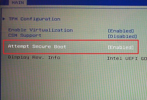 samsung-optional-secure-boot secure boot uefi