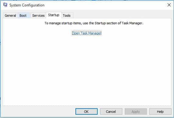 startup-tab-6 chuột hoạt động sai trên Windows 10